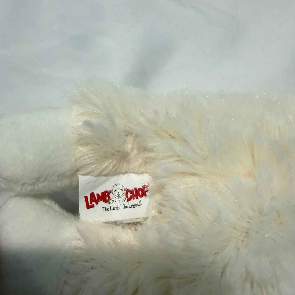 Multipet Lamb Chop Plush Squeaky‎ Dog Toy XS Small Stuffed 6 Inch